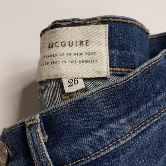 McGuire Newton Raw Step Hem Ankle Skinny Jeans - Picture 5 of 6